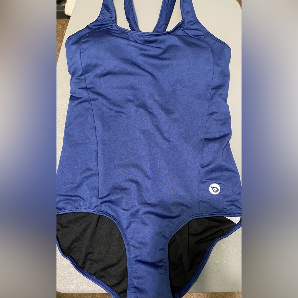 NWT Baleaf Blue One-Piece Swimsuit Size 36 Medium